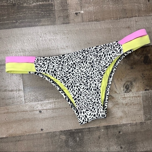 NWOT Shade & Shore Leopard Print Bikini Bottom - Picture 2 of 12